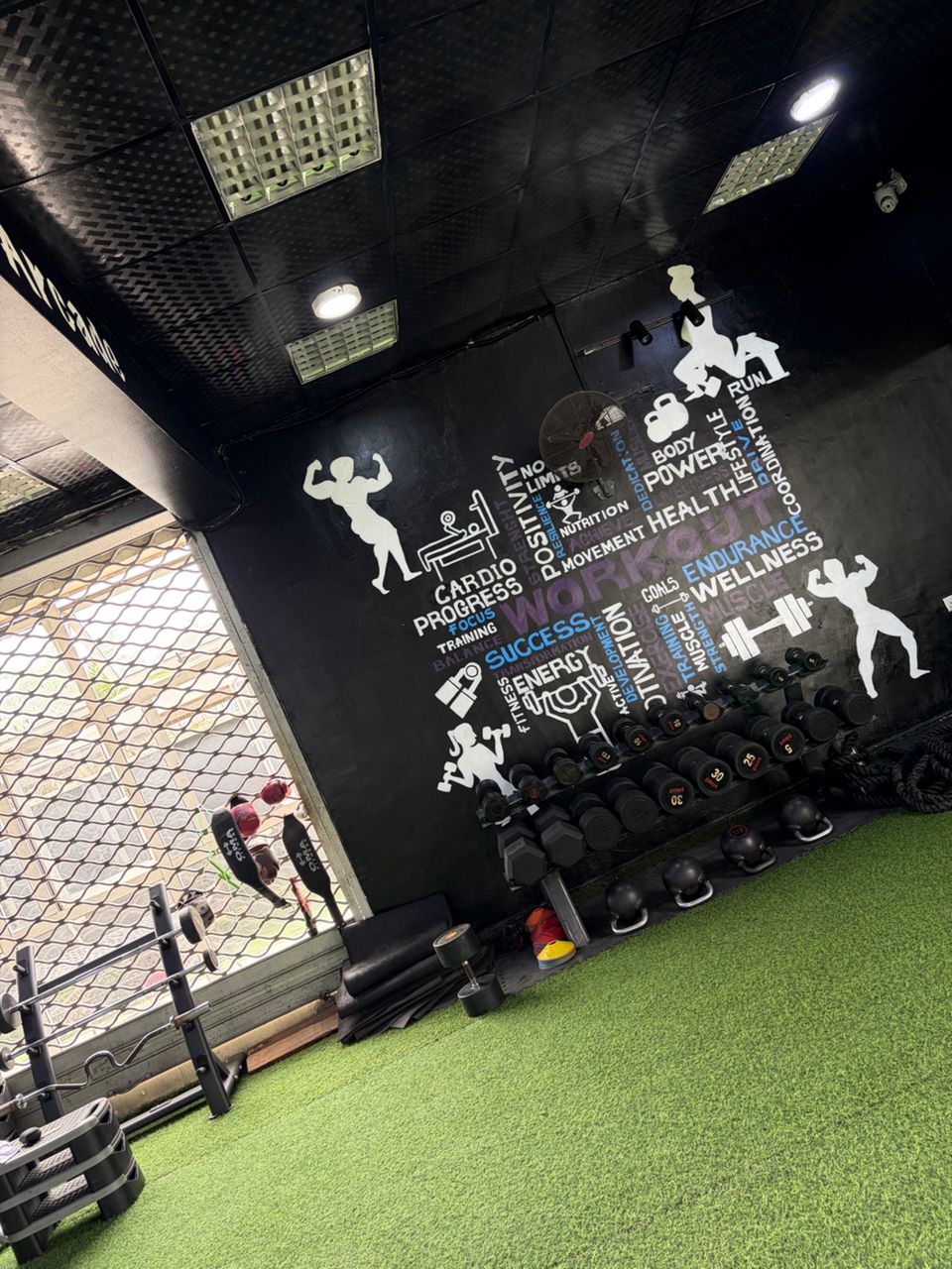 Fitness Arcade motivation wall Ajah